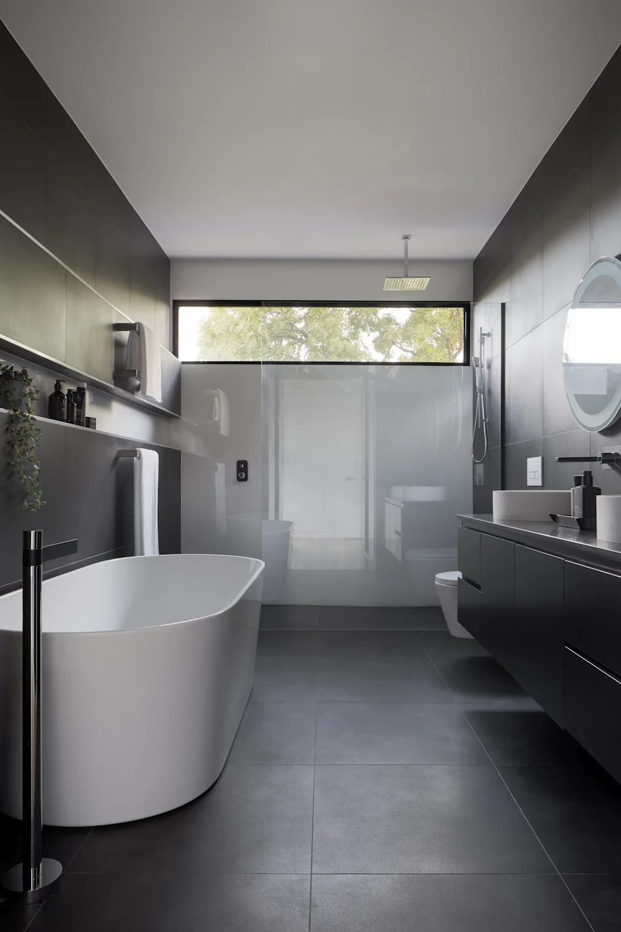 Primary bathroom remodel with walk-in shower
